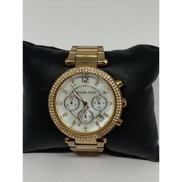 Michael Kors Parker MK5491 Women Stainless Steel Analog Dial Quartz Watch UC767 - Picture 3 of 12